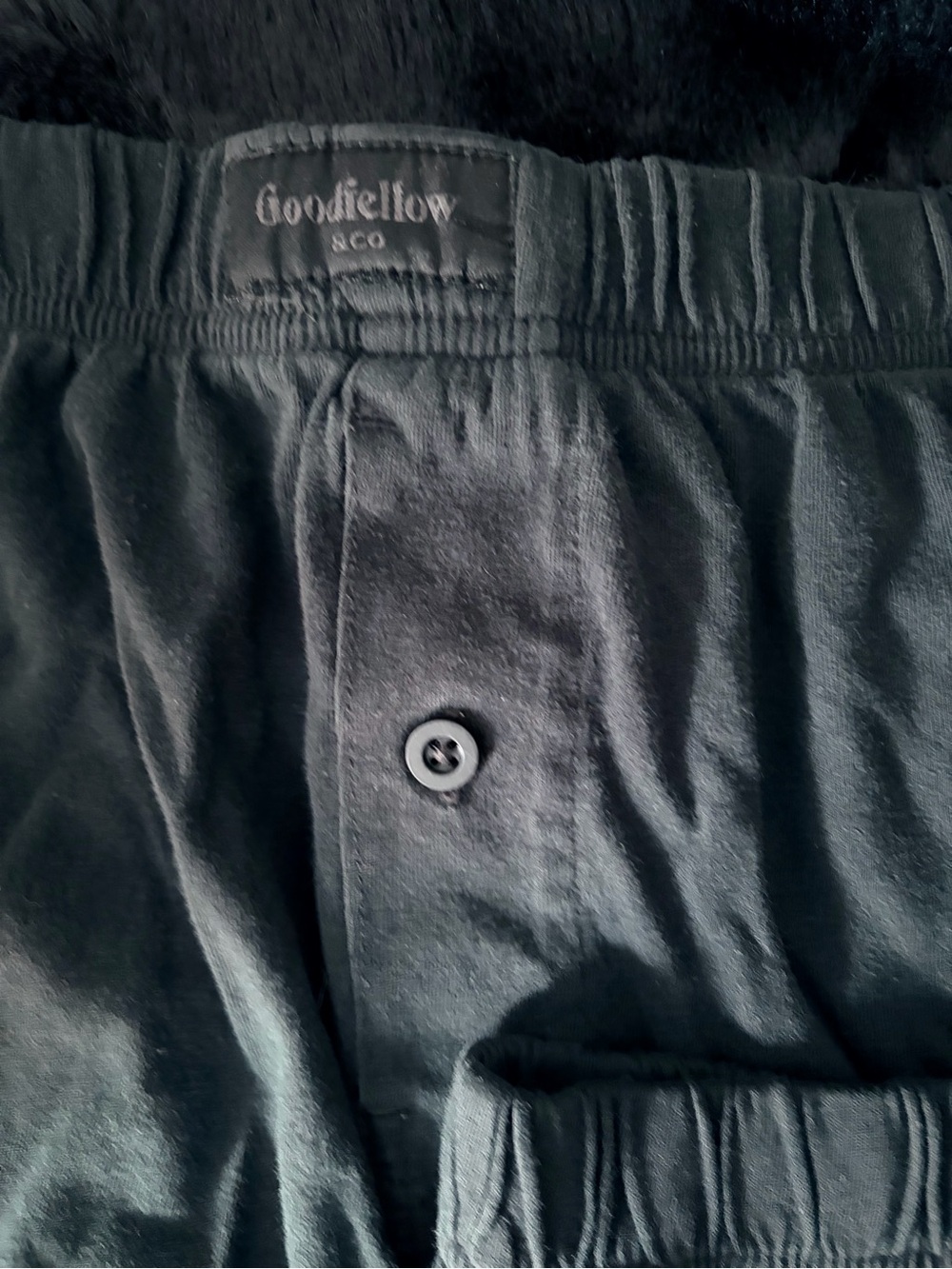 Goodfellow & Co Black Cotton Boxers with Button Fly - Picture 3 of 4